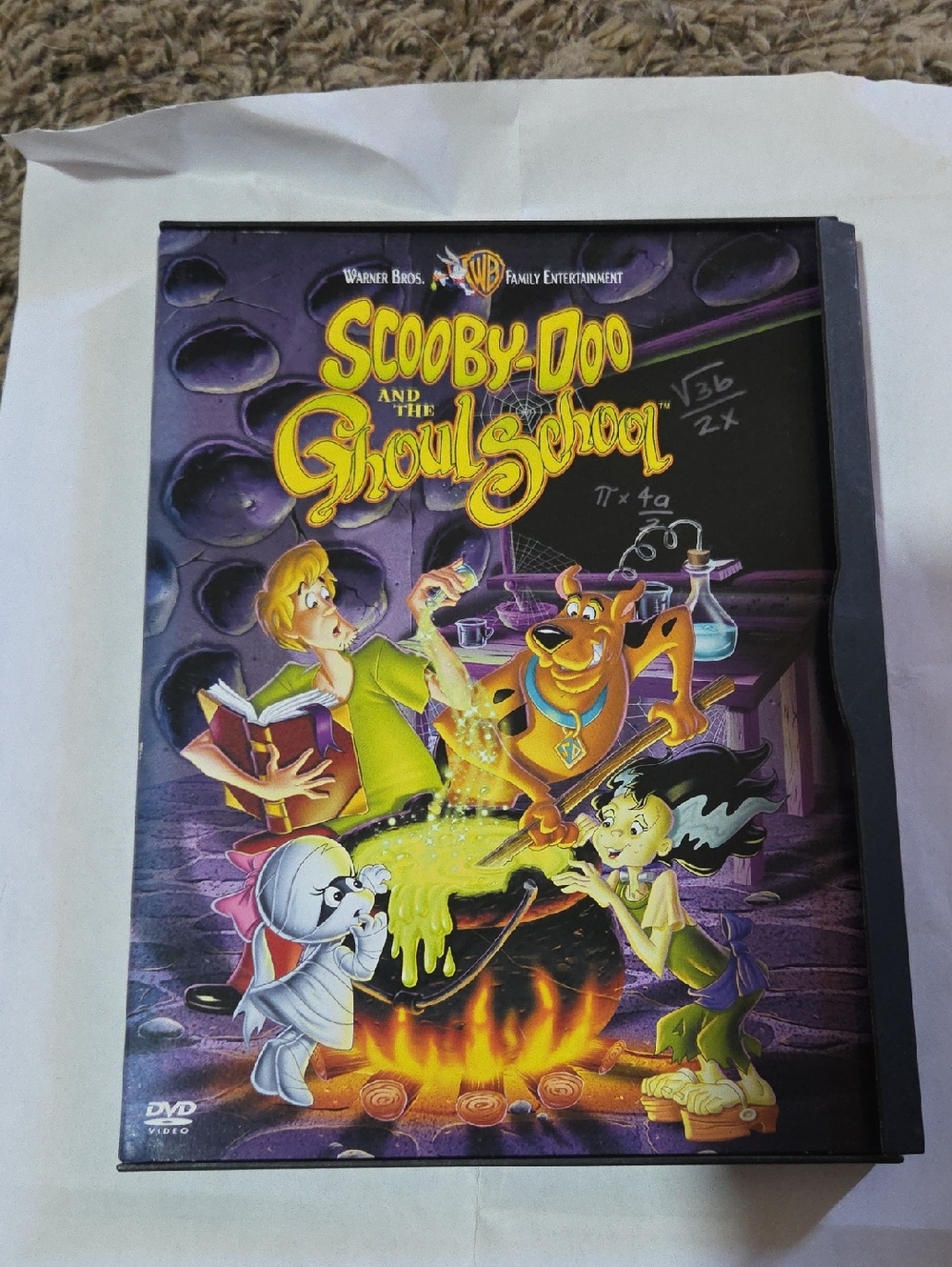 Warner Bros. Scooby-Doo Ghoul School DVD — Purple & Yellow Artwork